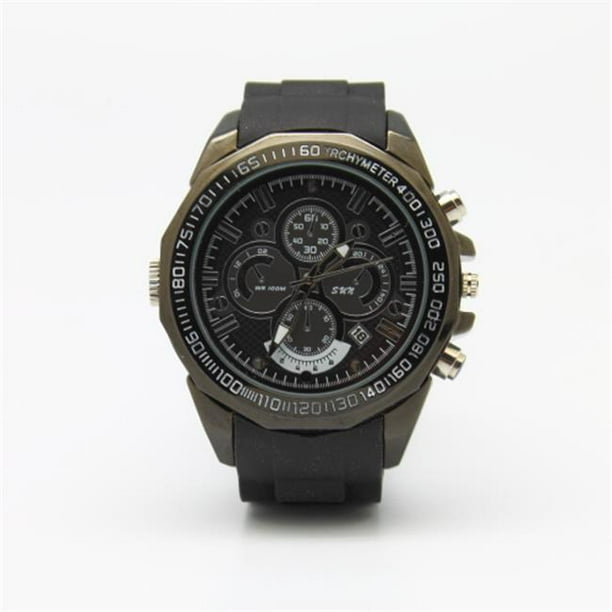 ANK Electronics A30426 HD 720p Automatic Night Vision Camera Watch DVR With 500ma Battery And TF Card Slot