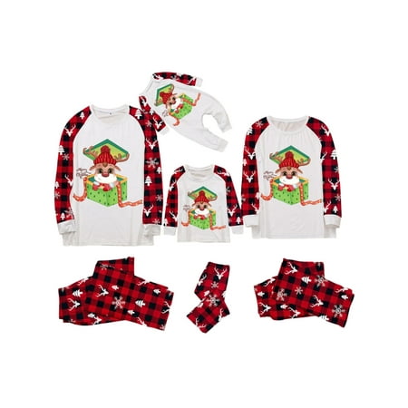 AMILIEe Christmas Family Matching Pajamas Long Sleeve Pj Set Party Sleepwear with Button
AMILIEe Christmas Family Matching Pajamas Long Sleeve Pj Set Party Sleepwear with Button