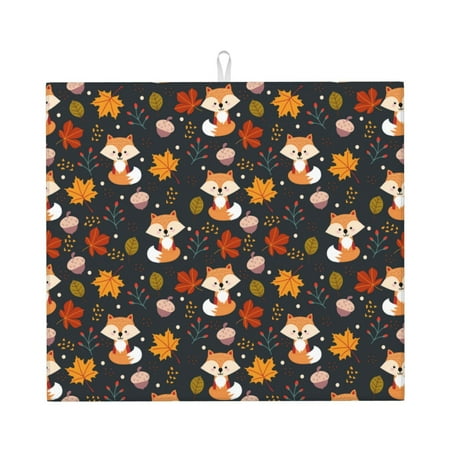 Matuu Autumn Fox for Dish Drying Mat for Kitchen Counter for Kitchen and Dining Kitchen Counter Accessories 16 x18
Matuu Autumn Fox for Dish Drying Mat for Kitchen Counter for Kitchen and Dining Kitchen Counter Accessories 16 x18