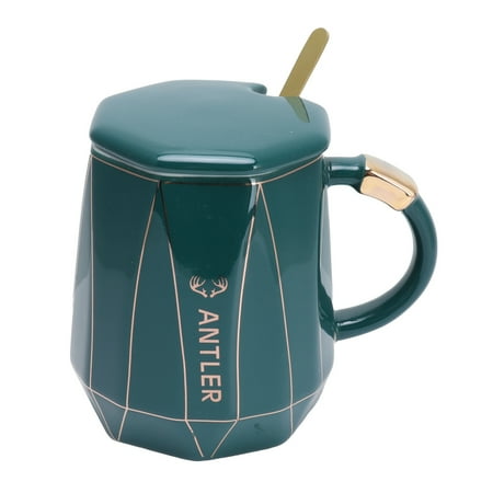 Water Cup Exquisite Beautiful Drink Cup With Lid Spoon For Drinkware For Gift Green
Water Cup Exquisite Beautiful Drink Cup With Lid Spoon For Drinkware For Gift Green