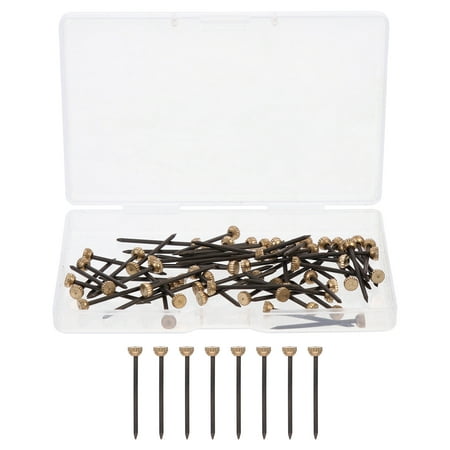 Yongwei 60pcs Picture Hanging Nails Office Hanging Picture Hook Pin Copper-head Nails
Yongwei 60pcs Picture Hanging Nails Office Hanging Picture Hook Pin Copper-head Nails