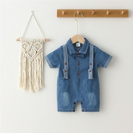 CoCopeaunt Newborn Baby Boys Rompers My First Birthday Baby Boys Clothing Cotton Short Sleeve Denim Boy Jumpsuit for Summer Baby Boy Stuff
CoCopeaunt Newborn Baby Boys Rompers My First Birthday Baby Boys Clothing Cotton Short Sleeve Denim Boy Jumpsuit for Summer Baby Boy Stuff