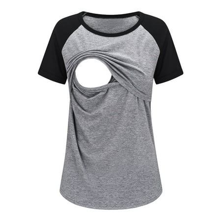 dmqupv Maternity Pajama Dress Casual Women Sleeve For Breastfeeding Loose Tee Neck Round Short T Future Fan Maternity Shirt Grey Small
dmqupv Maternity Pajama Dress Casual Women Sleeve For Breastfeeding Loose Tee Neck Round Short T Future Fan Maternity Shirt Grey Small