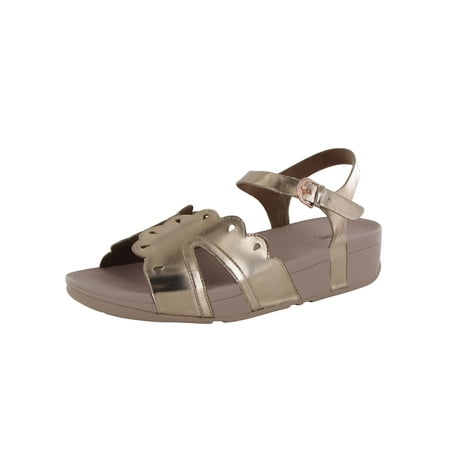 Fitflop Womens Esther Floret Back Strap Sandal Shoes Rose Gold US 11