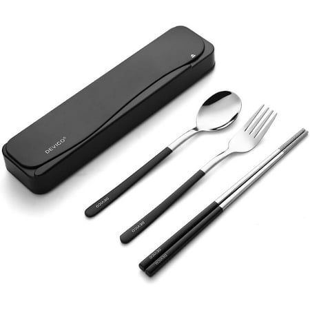 Travel Utensils 18/8 Stainless Steel 4pcs Cutlery Set Portable Camp Reusable Flatware Silverware Include Fork Spoon Ch
Travel Utensils 18/8 Stainless Steel 4pcs Cutlery Set Portable Camp Reusable Flatware Silverware Include Fork Spoon Ch