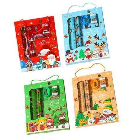 4 Sets Christmas Stationery Office Chaiers Favors Cute Supplies Gifts for Stocking Stuffers Child
4 Sets Christmas Stationery Office Chaiers Favors Cute Supplies Gifts for Stocking Stuffers Child