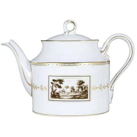 Ginori 1735 Fiesole Teapot With Cover Impero Shape