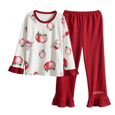 Women Plus Size Long Sleeve Pajamas Set Color Block Fruit Sleepwear Loungewear
Women Plus Size Long Sleeve Pajamas Set Color Block Fruit Sleepwear Loungewear
