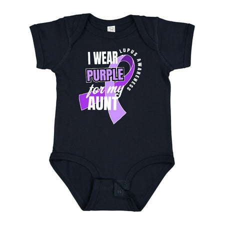 Inktastic I Wear Purple for My Aunt Lupus Awareness Gift Baby Boy or Baby Girl Bodysuit
Inktastic I Wear Purple for My Aunt Lupus Awareness Gift Baby Boy or Baby Girl Bodysuit