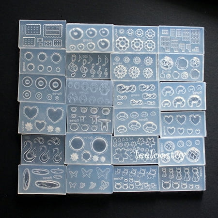 3D Doughnuts Bread Mold Nail Art Mold Silicone Combination Decorative Mold