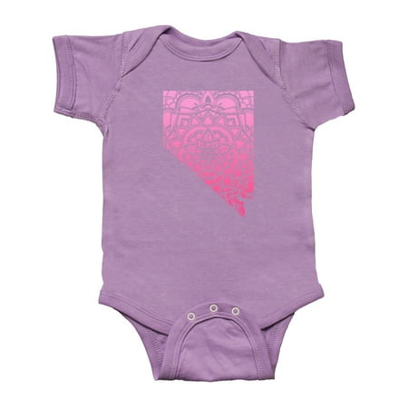 Inktastic Nevada Silhouette Mandala Gift Baby Boy or Baby Girl Bodysuit