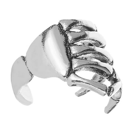 Voiceine Punk Skeleton Hand Ear Clip Stylish Non-Piercing Ear Decoration Creative Ear Accessory for Woman Girl (Silver)
Voiceine Punk Skeleton Hand Ear Clip Stylish Non-Piercing Ear Decoration Creative Ear Accessory for Woman Girl (Silver)