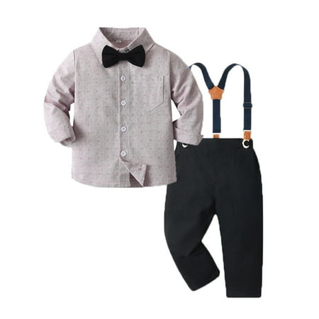 XNHOU Baby Matching Outfits Long Sleeve Floral T Shirt Tops Suspender Pants Child Gentleman Fall Winter Clothing Little Clothes for Girl Boy 18-24 Months
XNHOU Baby Matching Outfits Long Sleeve Floral T Shirt Tops Suspender Pants Child Gentleman Fall Winter Clothing Little Clothes for Girl Boy 18-24 Months