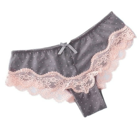 Womens Briefs Grey Ladies Panty L 1 Pack