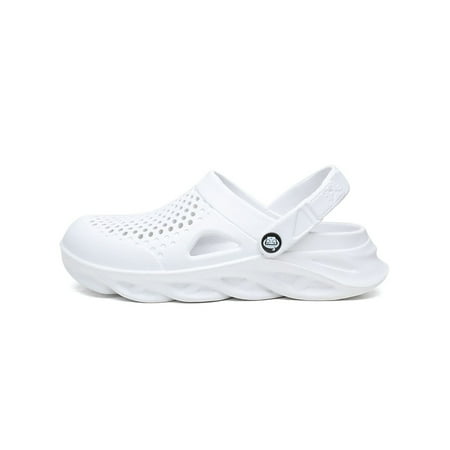 Rockomi Mens Water Shoes Summer Clogs Adjustable Ankle Strap Beach Sandals Men Comfort Anti-Slip Garden Clog Quick Dry Slip On Shower Slippers White 8
Rockomi Mens Water Shoes Summer Clogs Adjustable Ankle Strap Beach Sandals Men Comfort Anti-Slip Garden Clog Quick Dry Slip On Shower Slippers White 8