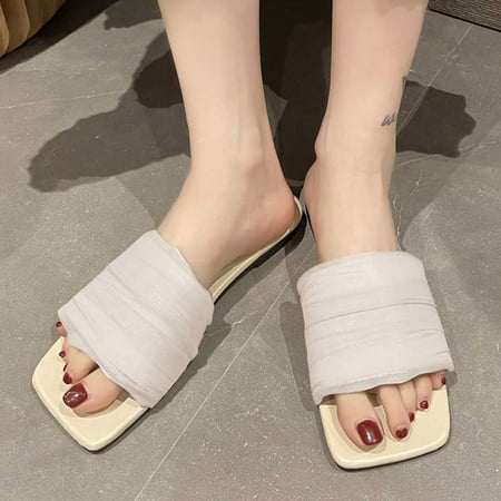 〖Yilirongyumm〗 Beige 42 Slippers For Women Ladies Shoes Summer Fashion British Style Mesh Flat Breathable Slippers
〖Yilirongyumm〗 Beige 42 Slippers For Women Ladies Shoes Summer Fashion British Style Mesh Flat Breathable Slippers
