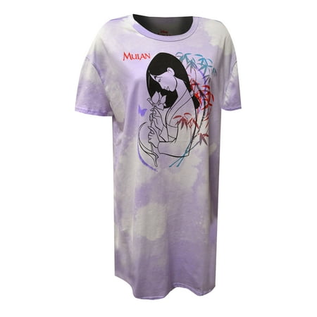 Disney s Mulan Tie Dye Lavender Nightshirt