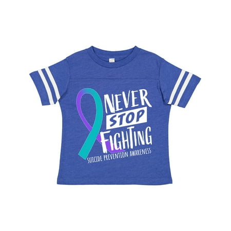 Inktastic Never Stop Fighting Suicide Prevention Awareness Ribbon Gift Toddler Boy or Toddler Girl T-Shirt
Inktastic Never Stop Fighting Suicide Prevention Awareness Ribbon Gift Toddler Boy or Toddler Girl T-Shirt