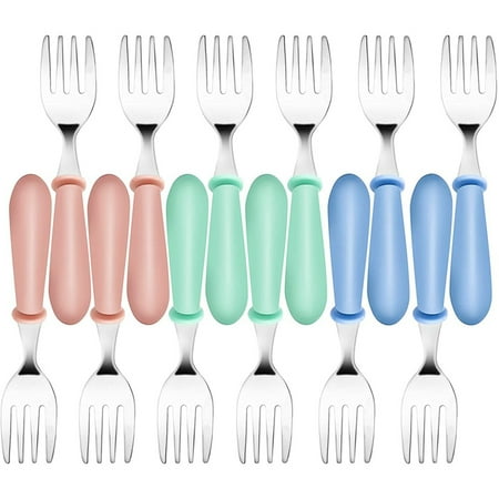 Wsidrnty 12PCS Toddler Forks Toddler Utensils Stainless Steel Baby Forks Kids Silverware Children s Cutlery Set for Self Feeding
Wsidrnty 12PCS Toddler Forks Toddler Utensils Stainless Steel Baby Forks Kids Silverware Children s Cutlery Set for Self Feeding