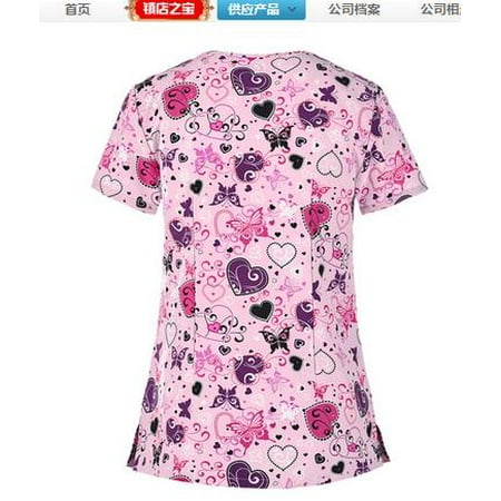 Valentine s Day Scrubs Tops Women Nurse Working Uniforms Love Heart Print V Neck Short Sleeve Medical Scrub Shirts
Valentine s Day Scrubs Tops Women Nurse Working Uniforms Love Heart Print V Neck Short Sleeve Medical Scrub Shirts