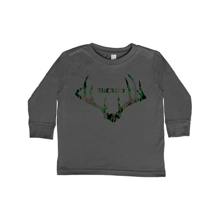 Inktastic Buck:30 in Camo Gift Toddler Boy or Toddler Girl Long Sleeve T-Shirt