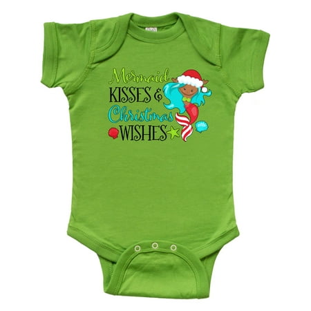 Inktastic Mermaid Kisses and Christmas Wishes with Seashells Gift Baby Boy or Baby Girl Bodysuit 
Inktastic Mermaid Kisses and Christmas Wishes with Seashells Gift Baby Boy or Baby Girl Bodysuit