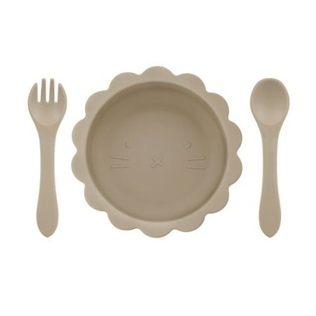 QWZNDZG Customized Logo Cute Cartoon Lion Bowl Fork Spoon Baby Silicone Cutlery Set Boys and Girls Training Eating Bowl Strong Suction
QWZNDZG Customized Logo Cute Cartoon Lion Bowl Fork Spoon Baby Silicone Cutlery Set Boys and Girls Training Eating Bowl Strong Suction
