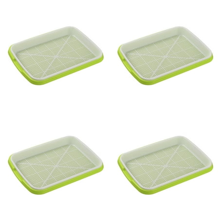 VEAREAR 4Pcs Plastic Plant Soilless Culture Hydroponics Nursery Case Tray Supplies
VEAREAR 4Pcs Plastic Plant Soilless Culture Hydroponics Nursery Case Tray Supplies