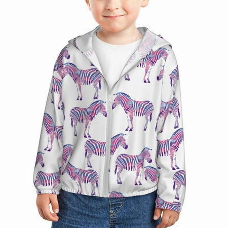 Sun Hoodie for Kids bright colorful zebras cool Long Sleeve Swim Fishing Shirts Sun Protection Zip Up Jacket Clothing Athletic Hoodie
Sun Hoodie for Kids bright colorful zebras cool Long Sleeve Swim Fishing Shirts Sun Protection Zip Up Jacket Clothing Athletic Hoodie