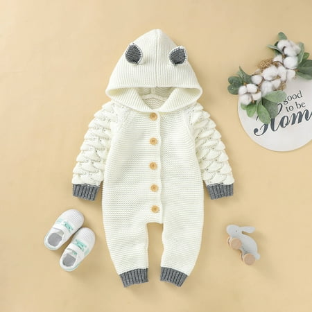 Baby Clothes Clearance! purcolt Christmas Sweater Baby Boys Girls One-Piece Knitted Hooded Jumpsuit Winter Ribbed Sweater Romper Outfits Infant Toddler Buttons Bodysuit Playsuit Newborn Clothes
Baby Clothes Clearance! purcolt Christmas Sweater Baby Boys Girls One-Piece Knitted Hooded Jumpsuit Winter Ribbed Sweater Romper Outfits Infant Toddler Buttons Bodysuit Playsuit Newborn Clothes