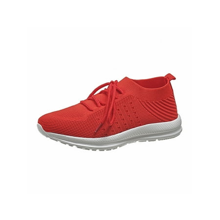 Ritualay Women Lightweight Sock Sneaker Anti Slip Lace Up Flats Running Tennis Knit Upper Casual Sneakers Red 8
Ritualay Women Lightweight Sock Sneaker Anti Slip Lace Up Flats Running Tennis Knit Upper Casual Sneakers Red 8