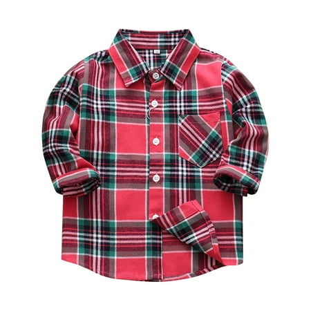 QWERTYU Infant Baby Toddler Kids Boy Plaid Long Sleeve Shirts Fall Winter High Neck Cotton Jackets Pockets Button Up Outerwear
QWERTYU Infant Baby Toddler Kids Boy Plaid Long Sleeve Shirts Fall Winter High Neck Cotton Jackets Pockets Button Up Outerwear
