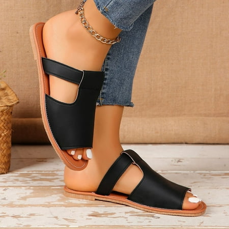 Closed Toe Sandals Women Sandals Stylish Summer Sandals Women s SandalsFashionable Women s Large Size Temperament Flat Leather Sandals Women s On Casual SandalsBlack40
Closed Toe Sandals Women Sandals Stylish Summer Sandals Women s SandalsFashionable Women s Large Size Temperament Flat Leather Sandals Women s On Casual SandalsBlack40