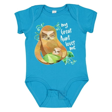 Inktastic My Great Aunt Loves Me Cute Sloth and Baby Gift Baby Boy or Baby Girl Bodysuit
Inktastic My Great Aunt Loves Me Cute Sloth and Baby Gift Baby Boy or Baby Girl Bodysuit