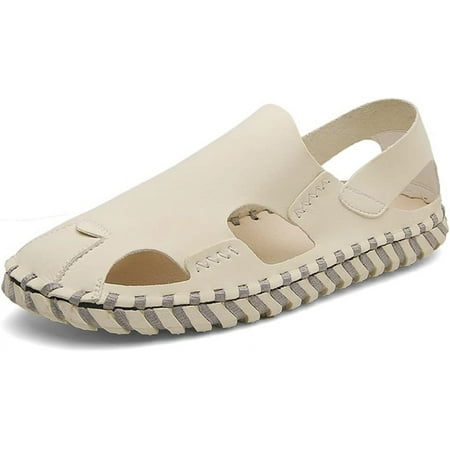 Summer Men Sandals Casual Beach Men Shoes Sandals Fashion Men Sandals (Color : Ivory Size : 40 Code)
Summer Men Sandals Casual Beach Men Shoes Sandals Fashion Men Sandals (Color : Ivory Size : 40 Code)