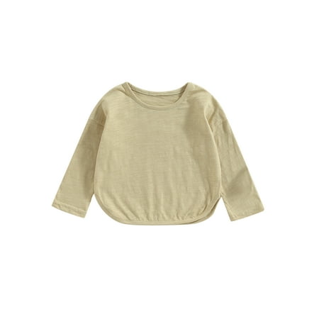 Toddler Kids Boys Girls Long Sleeve T-Shirts Solid Color Crew Neck Shirts Spring Autumn Casual Pullover Tops
Toddler Kids Boys Girls Long Sleeve T-Shirts Solid Color Crew Neck Shirts Spring Autumn Casual Pullover Tops