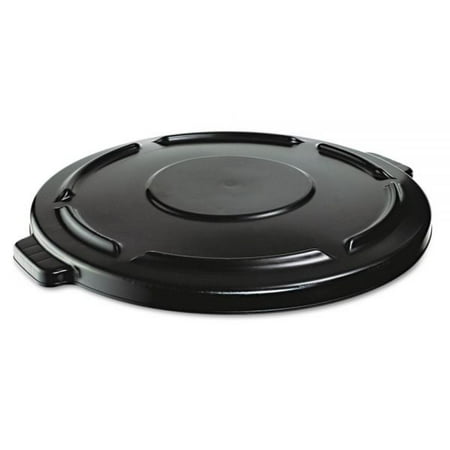 Rubbermaid Vented Round BRUTE Lid 24.5 dia x 1.5h Black