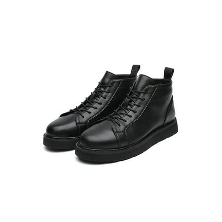SIMANLAN Men Booties Casual Leather Boot Combat Ankle Boots Office Non Slip Work Lace Up Black with Warm Lined 8.5
SIMANLAN Men Booties Casual Leather Boot Combat Ankle Boots Office Non Slip Work Lace Up Black with Warm Lined 8.5