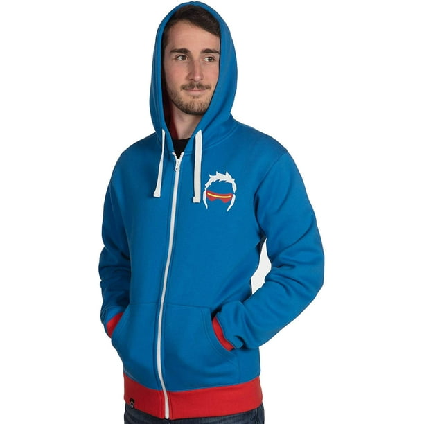 Overwatch Ultimate Soldier 76 Adult Zip Up Hoodie