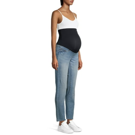 Planet Motherhood Maternity Women s Skinny Jeans with Overbelly Band
