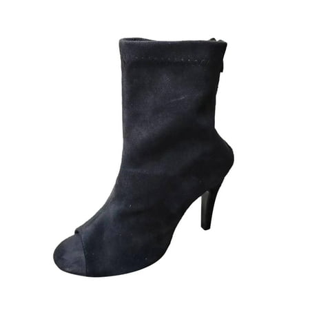Women s Autumn And Winter Fashion Suede Solid Color Fish Mouth Open Toe High Heel Ankle Boots
Women s Autumn And Winter Fashion Suede Solid Color Fish Mouth Open Toe High Heel Ankle Boots