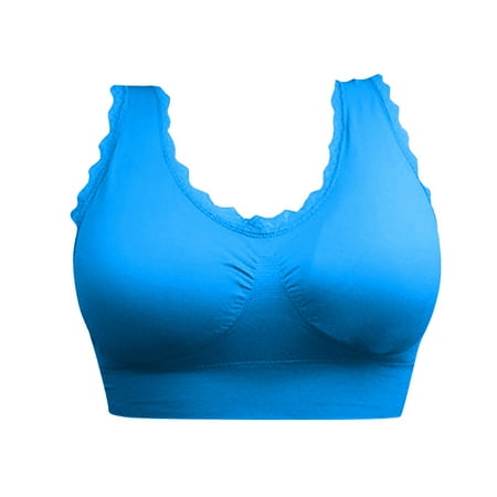 WQJNWEQ Sports Bras for Women Clearance Sports Bras - Padded Seamless High Impact Support for Yoga Workout Fitness Gifts for Women Blue
WQJNWEQ Sports Bras for Women Clearance Sports Bras - Padded Seamless High Impact Support for Yoga Workout Fitness Gifts for Women Blue