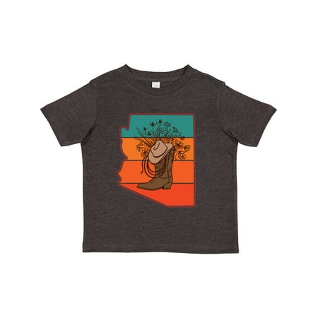 Inktastic Arizona Cute Cowgirl Boot Gift Toddler Toddler Girl T-Shirt