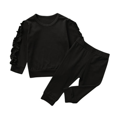 Qufokar Baby Clothes Girl Winter Baby Fleece Footed Sleeve Tops Girls Kids Solid Long Pajamas Solid Baby Outfits Toddler Pants Frill Girls Outfits&Set
Qufokar Baby Clothes Girl Winter Baby Fleece Footed Sleeve Tops Girls Kids Solid Long Pajamas Solid Baby Outfits Toddler Pants Frill Girls Outfits&Set