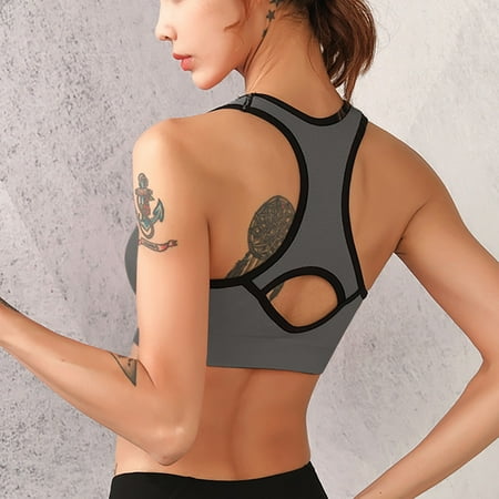 Himiway Womens Tops Women S Sports Bra Solid Color High Strength Shockproof Fitness Sports Bra Workout Sets for Women Workout Tops for Women Gray L
Himiway Womens Tops Women S Sports Bra Solid Color High Strength Shockproof Fitness Sports Bra Workout Sets for Women Workout Tops for Women Gray L