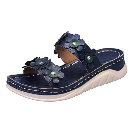 Zanvin Womens Wedge Sandals Clearance New Wedge Heel Hollow Stud Flower Sandals Women s Fish Mouth High Heel Sandals Dark Blue 36
Zanvin Womens Wedge Sandals Clearance New Wedge Heel Hollow Stud Flower Sandals Women s Fish Mouth High Heel Sandals Dark Blue 36