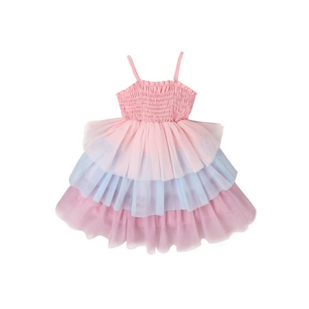 Diconna Kids Toddler Girls Tulle Dress Sleeveless Contrast Color Princess Layered Tutu Dress Pink 5 Years
Diconna Kids Toddler Girls Tulle Dress Sleeveless Contrast Color Princess Layered Tutu Dress Pink 5 Years