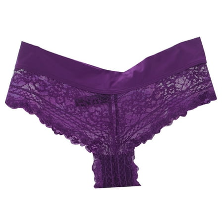 Women s Thong Breathable Hipster Panties Underwear Comfy Low Waist Panties Bikini Underwear Women s G-Strings Panties For Women Lady XL Purple
Women s Thong Breathable Hipster Panties Underwear Comfy Low Waist Panties Bikini Underwear Women s G-Strings Panties For Women Lady XL Purple