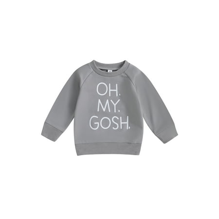 Autumn Toddler Baby Boys Girls Pullovers Letter Print Sweatshirt Long Sleeve T-Shirts Tops Blouse Fall Clothes
Autumn Toddler Baby Boys Girls Pullovers Letter Print Sweatshirt Long Sleeve T-Shirts Tops Blouse Fall Clothes