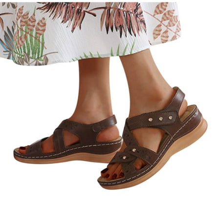 Midsumdr Wedge Sandals For Women Womens Sandals with Arch Support Ankle Strap Platform Sandals Beach Sandals Non-Slip Causal Slippers Sandals for Women Casual Summer
Midsumdr Wedge Sandals For Women Womens Sandals with Arch Support Ankle Strap Platform Sandals Beach Sandals Non-Slip Causal Slippers Sandals for Women Casual Summer
